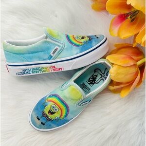 Kid’s Vans X SpongeBob Slip On Sneakers